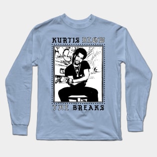 Kurtis Blow /\/ The Breaks /\/ Retro Fan Design Long Sleeve T-Shirt